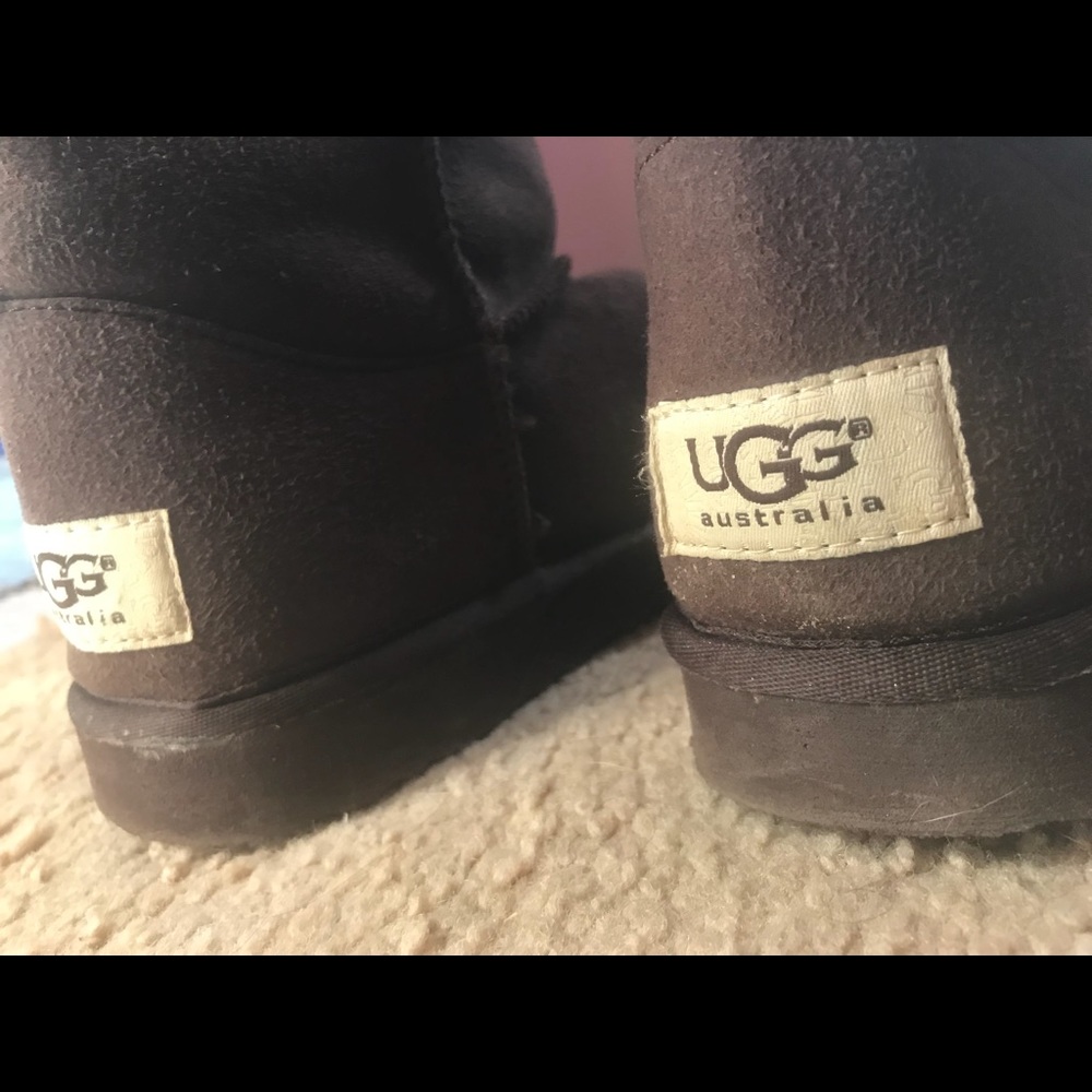 Brown Bailey Button Uggs